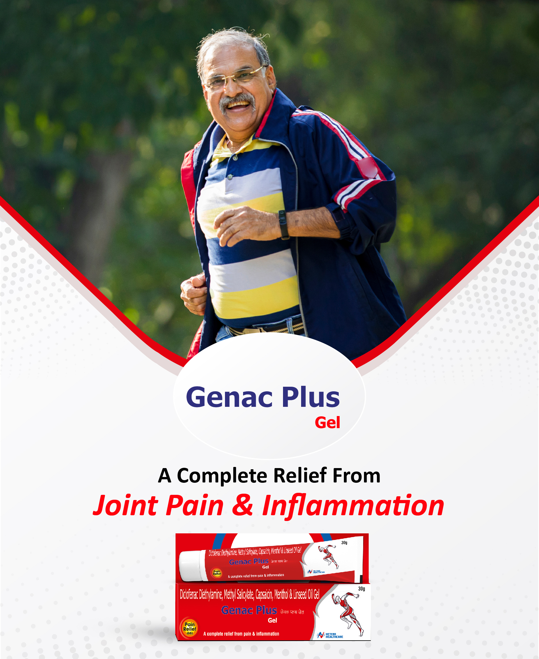 Genac plus Gel - best pain killer gel